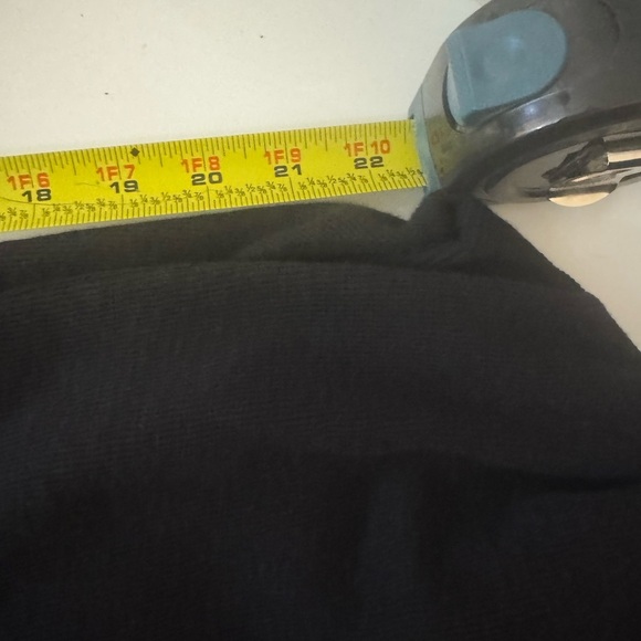 EILEEN FISHER Women's Wide Straight Leg Elastic Waist Pants size Small Black - Picture 14 of 15